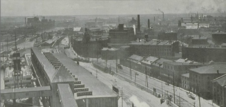 Griffintown inside cover from the air